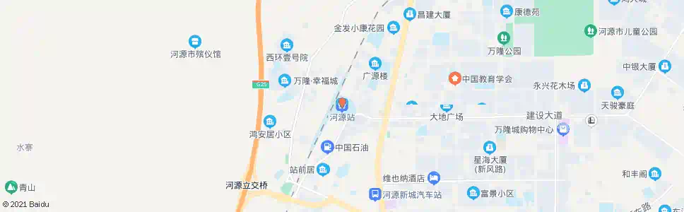 河源火车站_公交站地图_河源公交_妙搜公交查询2025