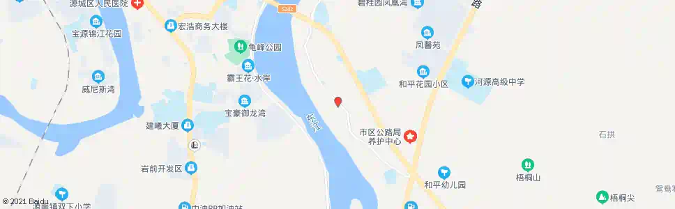 河源城东派出所_公交站地图_河源公交_妙搜公交查询2025