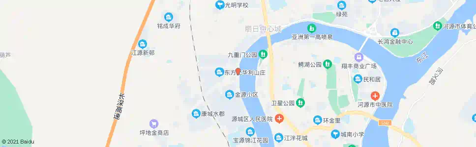 河源宝源桥西_公交站地图_河源公交_妙搜公交查询2025