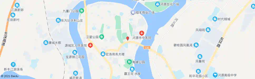 河源市妇幼保健分院_公交站地图_河源公交_妙搜公交查询2025
