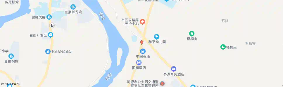 河源江东二号油站_公交站地图_河源公交_妙搜公交查询2025