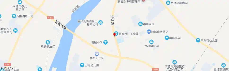 河源临江工业园_公交站地图_河源公交_妙搜公交查询2025
