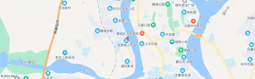 河源宝源学校路口_公交站地图_河源公交_妙搜公交查询2025