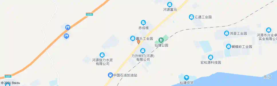 河源仙塘油库_公交站地图_河源公交_妙搜公交查询2025