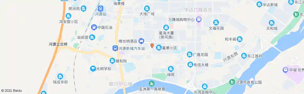 河源大同中路_公交站地图_河源公交_妙搜公交查询2025