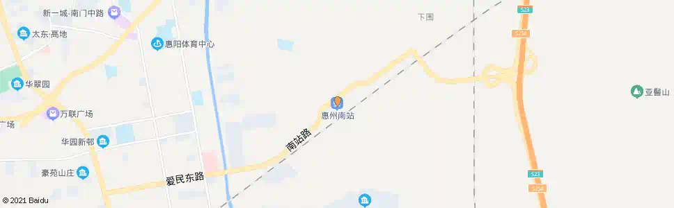 惠州平南路口_公交站地图_惠州公交_妙搜公交查询2025