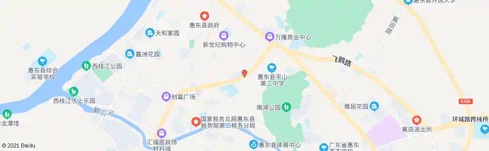 惠州公堂路口_公交站地图_惠州公交_妙搜公交查询2025