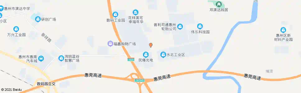 惠州广泰路口南_公交站地图_惠州公交_妙搜公交查询2025