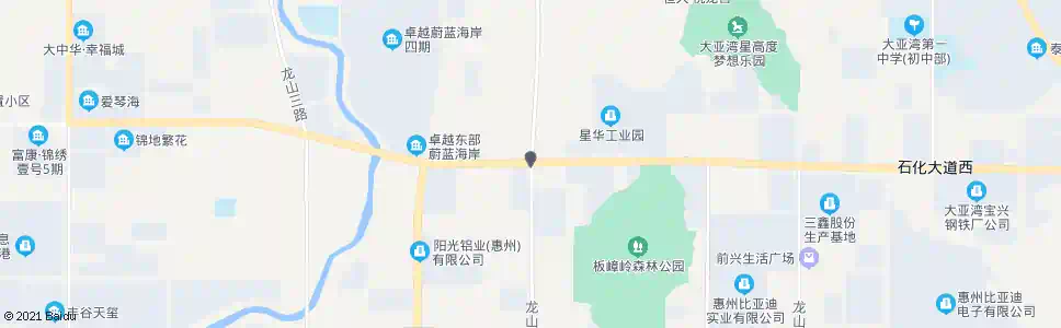 惠州龙山五路_公交站地图_惠州公交_妙搜公交查询2025