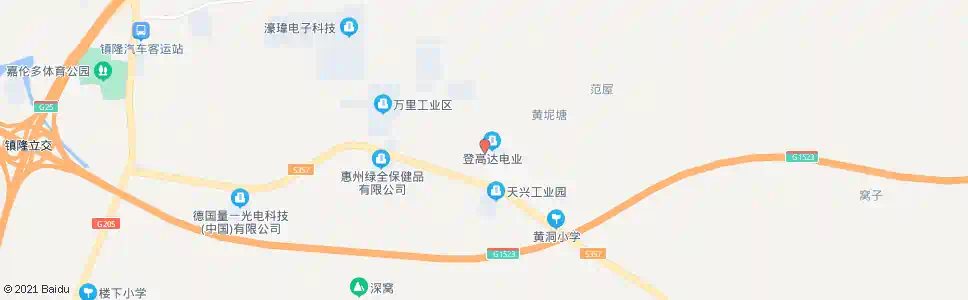 惠州柏熹家具厂_公交站地图_惠州公交_妙搜公交查询2025