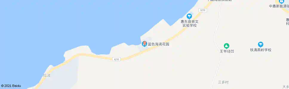 惠州蓝色海湾花园_公交站地图_惠州公交_妙搜公交查询2025
