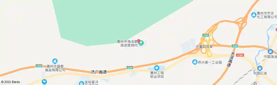 惠州中信汤泉_公交站地图_惠州公交_妙搜公交查询2025