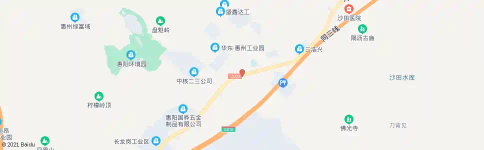 惠州沙田中队_公交站地图_惠州公交_妙搜公交查询2025