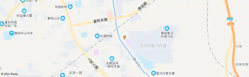 惠州星河丹堤_公交站地图_惠州公交_妙搜公交查询2025