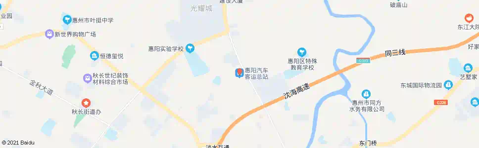 惠州汽车总站_公交站地图_惠州公交_妙搜公交查询2025