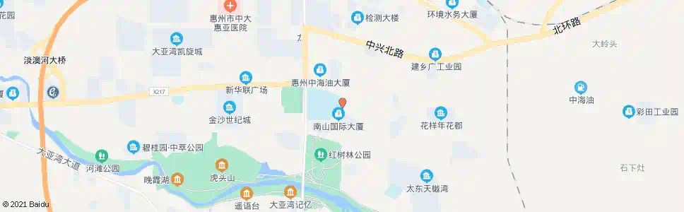 惠州体育广场_公交站地图_惠州公交_妙搜公交查询2025