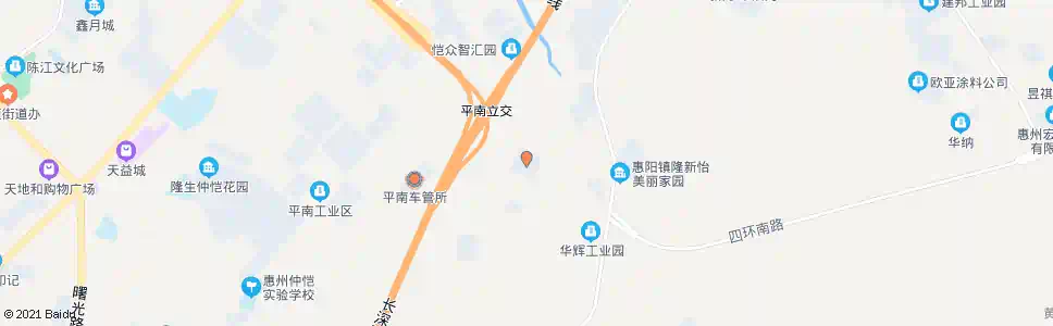惠州金时发工业园_公交站地图_惠州公交_妙搜公交查询2025