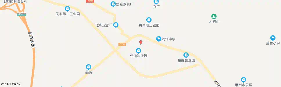 惠州约场村_公交站地图_惠州公交_妙搜公交查询2025