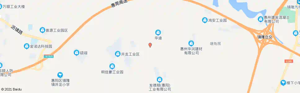 惠州高田新村_公交站地图_惠州公交_妙搜公交查询2025