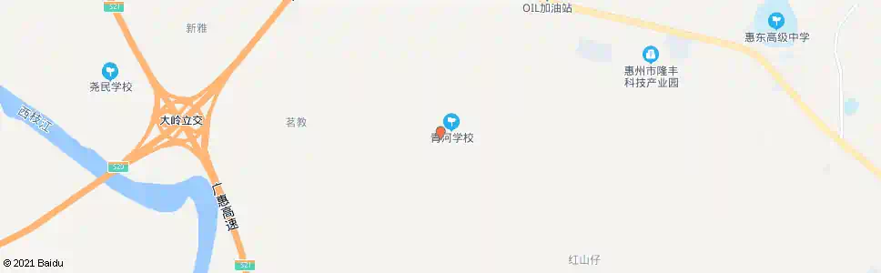 惠州青河路口_公交站地图_惠州公交_妙搜公交查询2025