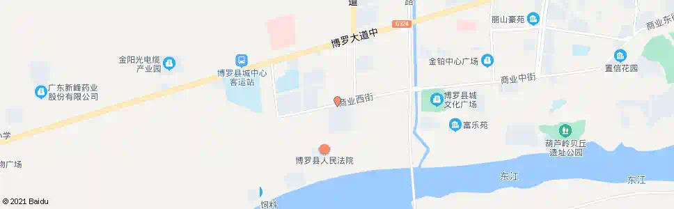 惠州博罗行政服务中心_公交站地图_惠州公交_妙搜公交查询2025