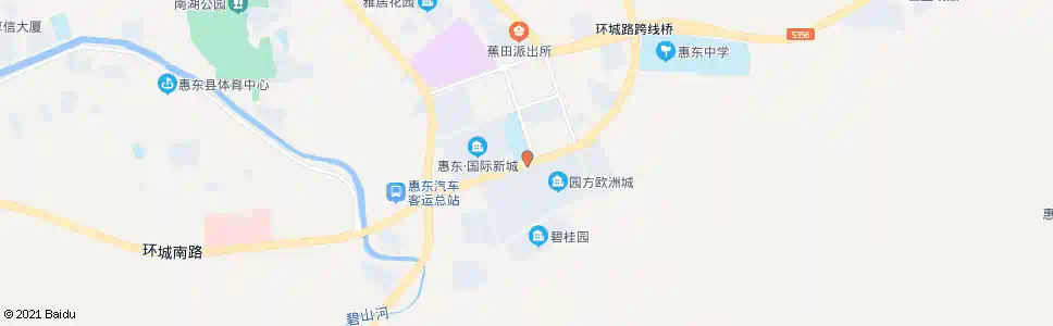 惠州欧洲城_公交站地图_惠州公交_妙搜公交查询2025