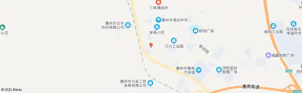 惠州三栋_公交站地图_惠州公交_妙搜公交查询2025
