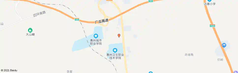 惠州中职城路口_公交站地图_惠州公交_妙搜公交查询2025