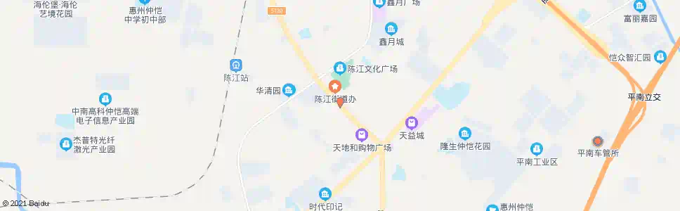 惠州民乐福商场_公交站地图_惠州公交_妙搜公交查询2025