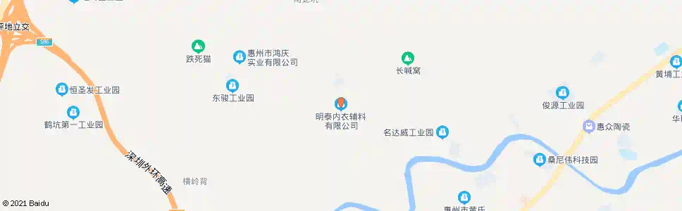 惠州明泰内衣厂_公交站地图_惠州公交_妙搜公交查询2025