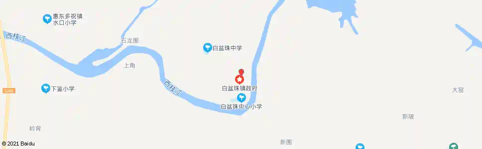 惠州白盆珠镇政府_公交站地图_惠州公交_妙搜公交查询2025