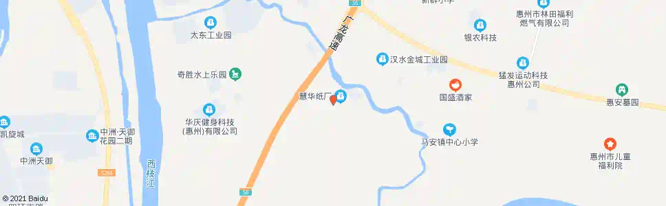 惠州惠华纸箱厂_公交站地图_惠州公交_妙搜公交查询2025