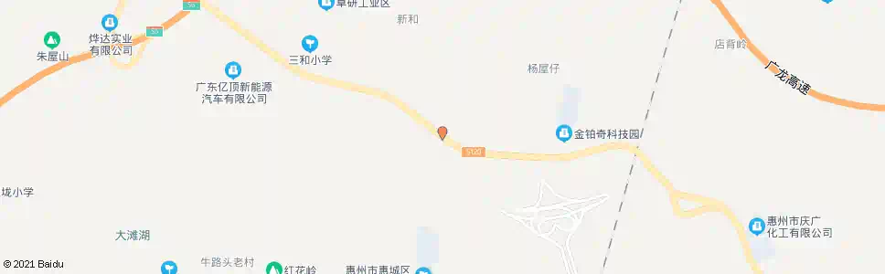 惠州宝岗道班_公交站地图_惠州公交_妙搜公交查询2025