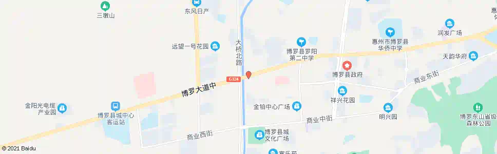 惠州生鸡头桥_公交站地图_惠州公交_妙搜公交查询2025