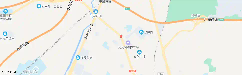 惠州小金口市场_公交站地图_惠州公交_妙搜公交查询2025