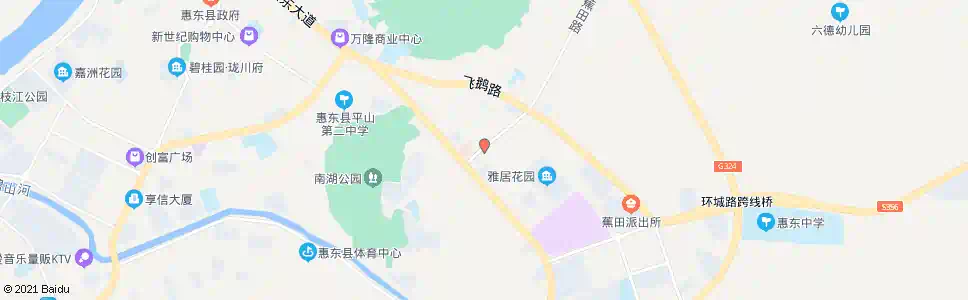 惠州惠东职业中学_公交站地图_惠州公交_妙搜公交查询2025