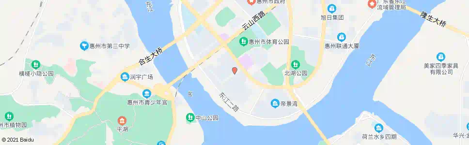 惠州江畔花园_公交站地图_惠州公交_妙搜公交查询2025