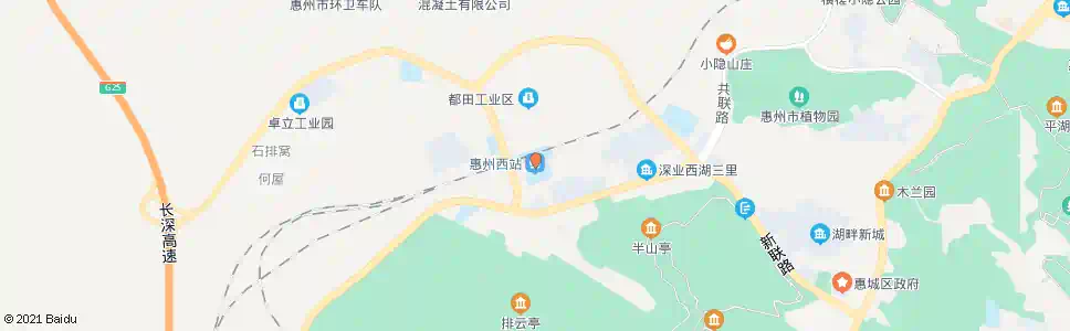 惠州北环路西_公交站地图_惠州公交_妙搜公交查询2025