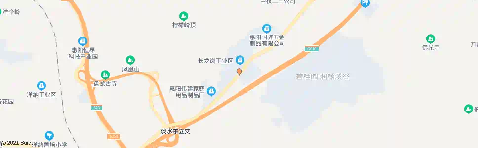 惠州长龙岗工业区_公交站地图_惠州公交_妙搜公交查询2025
