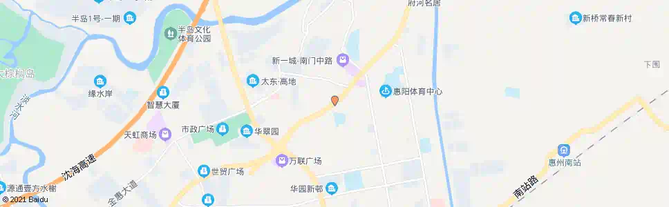 惠州惠阳交警大队_公交站地图_惠州公交_妙搜公交查询2025