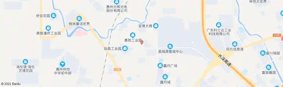 惠州志达工业园_公交站地图_惠州公交_妙搜公交查询2025