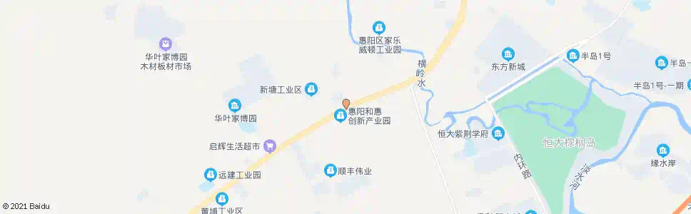 惠州新塘村_公交站地图_惠州公交_妙搜公交查询2025