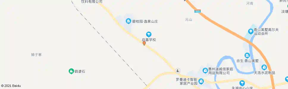 惠州园岭村路口_公交站地图_惠州公交_妙搜公交查询2025