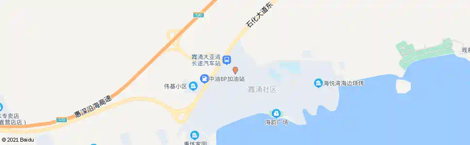 惠州白岭角_公交站地图_惠州公交_妙搜公交查询2025
