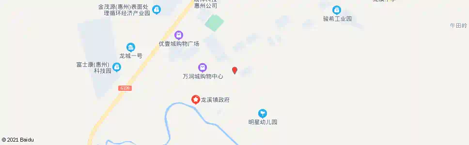 惠州龙溪中心市场_公交站地图_惠州公交_妙搜公交查询2025