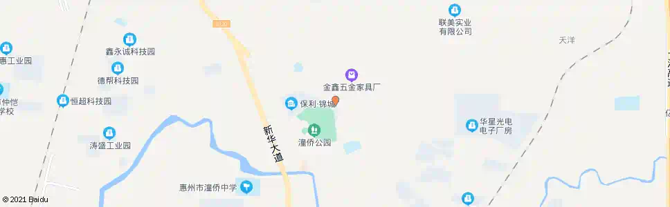 惠州金星村_公交站地图_惠州公交_妙搜公交查询2025