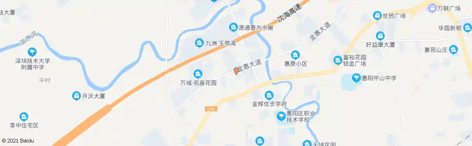 惠州琼苑国际(万城)_公交站地图_惠州公交_妙搜公交查询2025