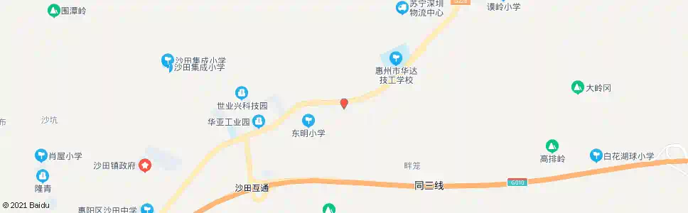 惠州沙田客运站_公交站地图_惠州公交_妙搜公交查询2025