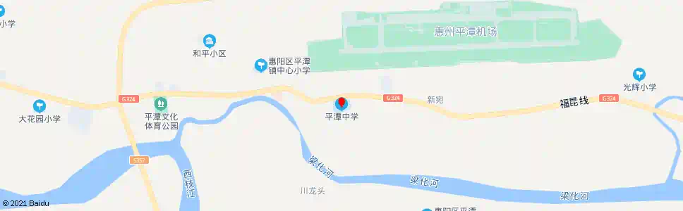 惠州平潭中学_公交站地图_惠州公交_妙搜公交查询2025