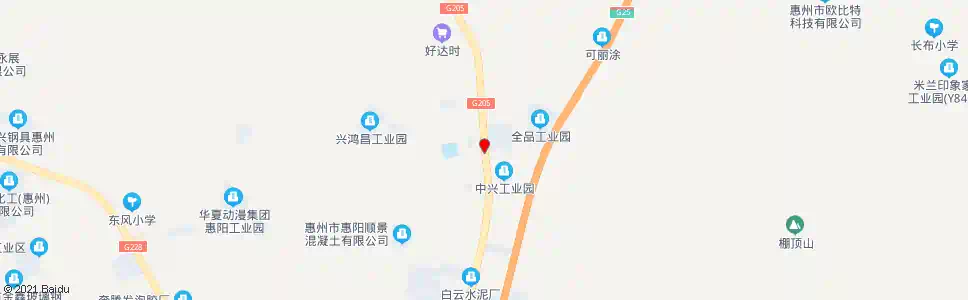 惠州塘吓市场_公交站地图_惠州公交_妙搜公交查询2025